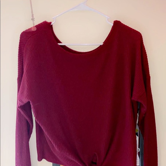 Abercrombie &fitch maroon shirt - Picture 2 of 2